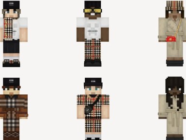 A Burberry-kocka után itt a Burberry-pixel a Minecraft kollaborációban