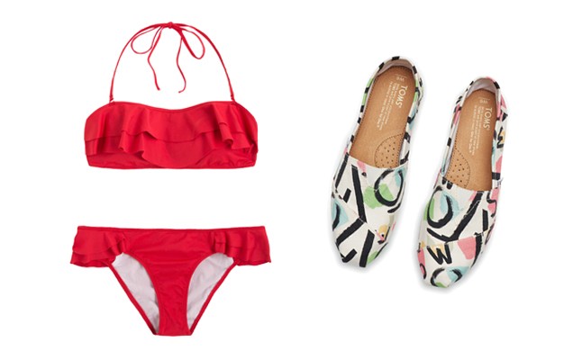 Fodros bikini PEPE JEANS 10500 Ft Vászoncipő TOMS - The Garden Studio 16500 Ft