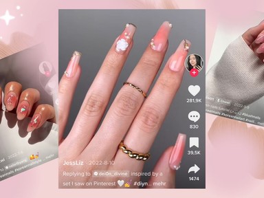 A legújabb körömtrendnél a kedvenc pirosítód lesz a legnagyobb segítségedre