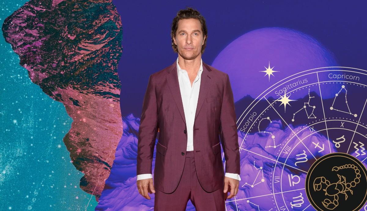 A hangsúlyos Skorpió jegy mellet Matthew McConaughey képletében a Vénusz-Jupiter együttállás miatt a siker meg volt írva az életútján. 
