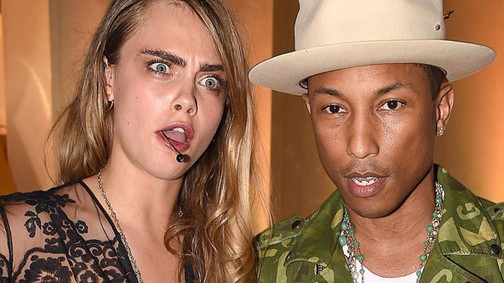 Cara Delevingne és Pharrell Williams közös dallal jelentkeznek!
