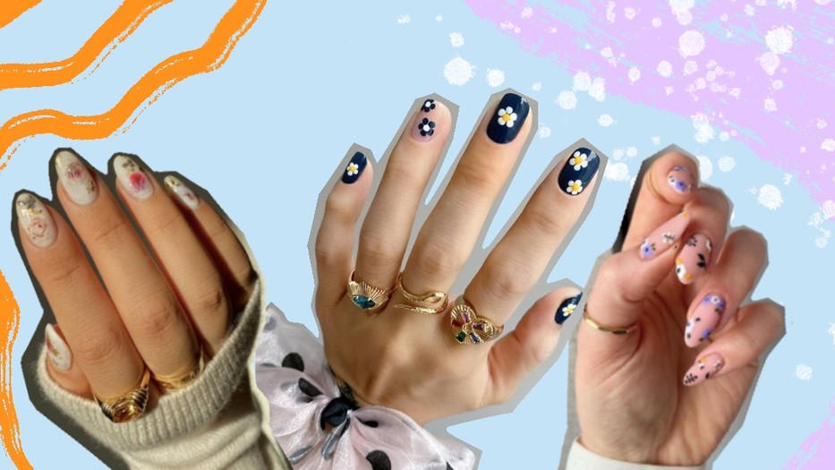 Dobd fel az esős időt ezekkel a virágos manikűrökkel!