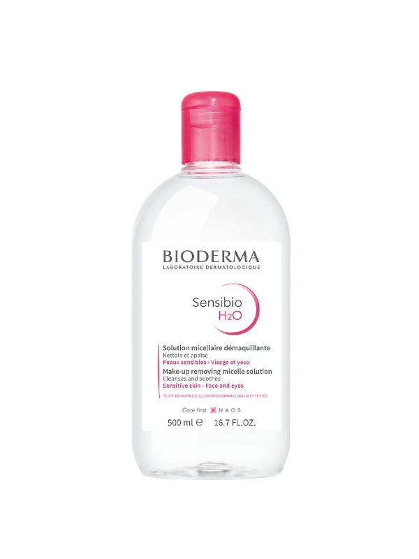 Sensibio H2O micellás arc- és sminklemosó BIODERMA 8199 Ft/500 ml (16,39 Ft/1 ml) az Unipatika gyógyszertárakban és online, GLAMOUR-napok Summer Week kuponnal, 25% kedvezménnyel 6149,25 Ft