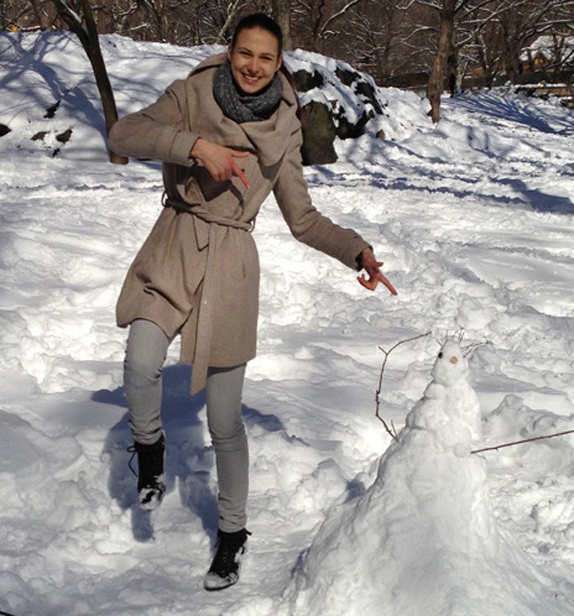 Hóemberépítés New Yorkban