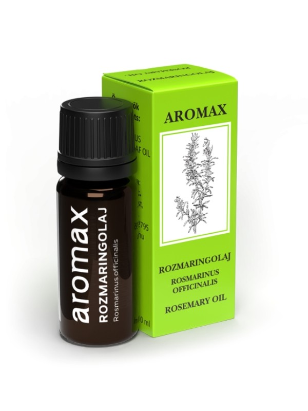 A rozmaringolajat gyakran alkalmazzák légzéskönnyítése, az izmok bemelegítése, az alsó végtagok keringésének támogatása és a menstruációs panaszok enyhítése céljából. - Rozmaringolaj AROMAX 1739 Ft/10 ml, GLAMOUR kuponnal, 20% kedvezménnyel 1391 Ft 