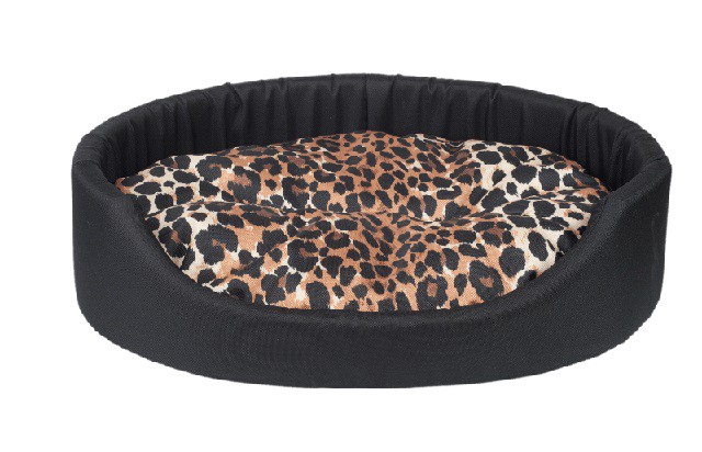 Argi Ovális kutyafekhely párnával - fekete mintákkal, S méret 4990 Ft www.mall.hu