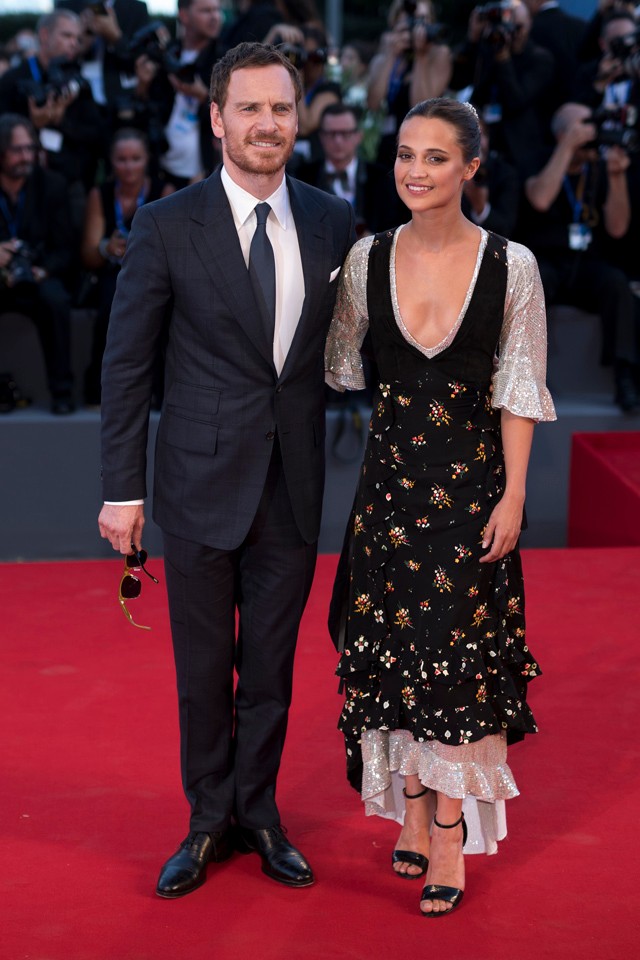 Alicia Vikander Michael Fassbender Velence