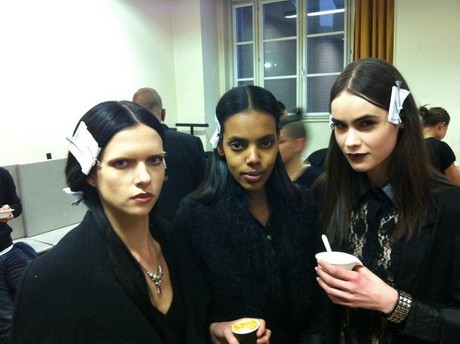 Backstage a Givenchynál