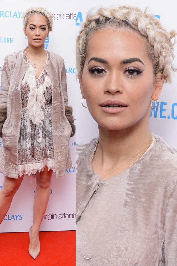 rita ora, frizura, nőnap, haj, hajfonat, fonat