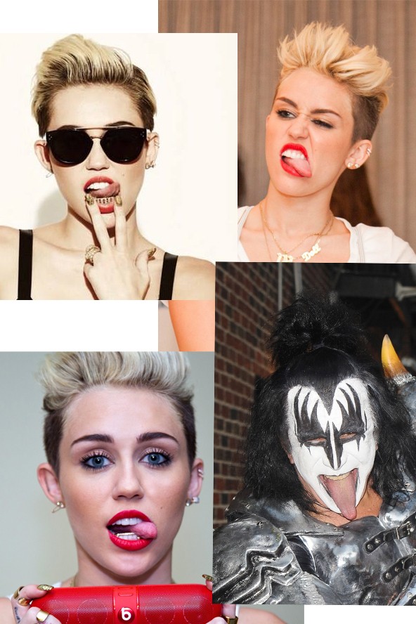 A nyelvöltögető Miley Cyrus példaképe a KISS