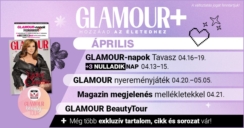 Mutatjuk mi vár rád áprilisban!