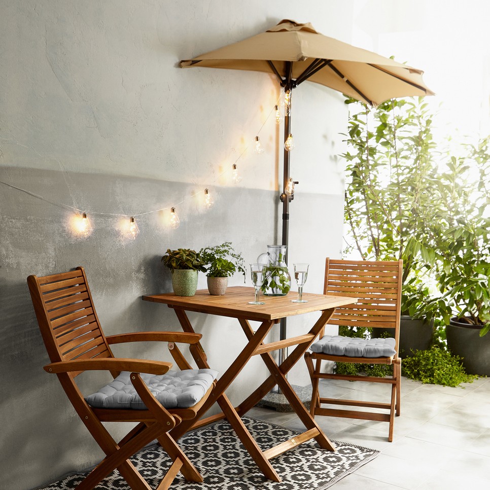 Hűsítő árnyék a legkisebb erkélyen is