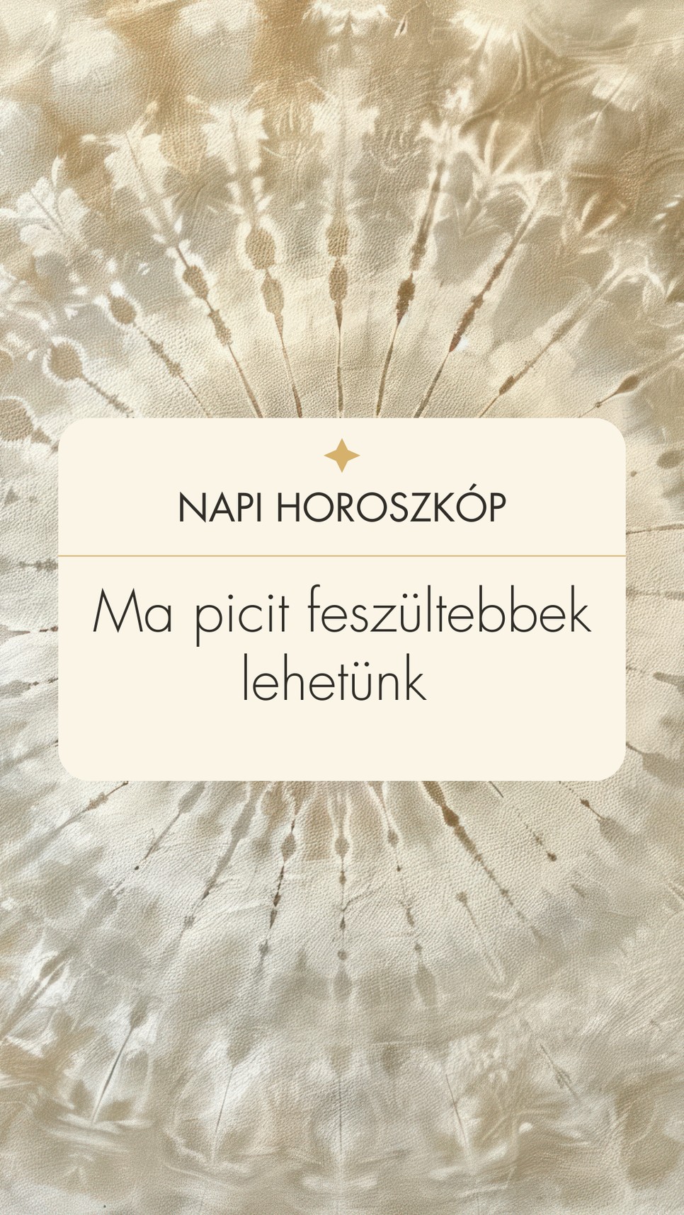 Napi horoszkóp: ma a stresszel is meg kell birkóznunk 