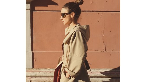 Így indult reggeli sétára Sándor Szandra