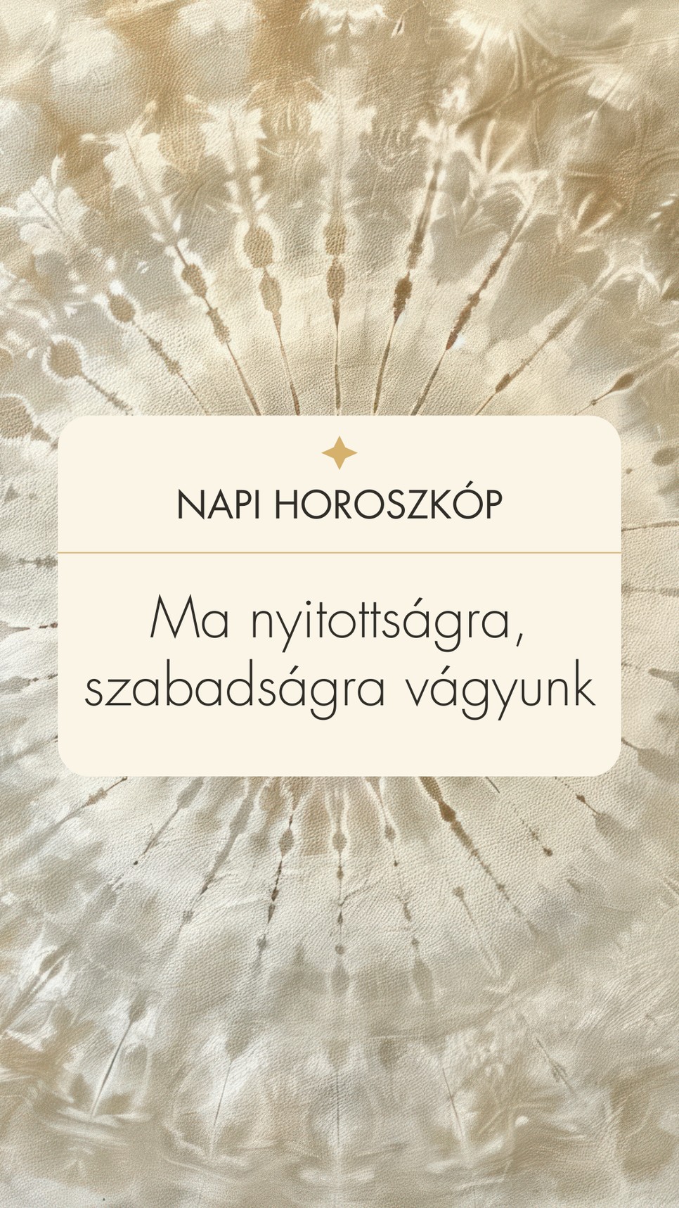 Napi horoszkóp: a szabadság iránti vágyunk megnőhet ma