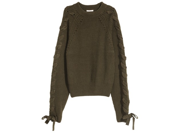 Az izgalmas ujjak mindenkit meghódítanak! A katonai zöld és a masni együtt: szupererős! 9990 Ft (20% kedvezmény a GLAMOUR-napokon 7992 Ft)