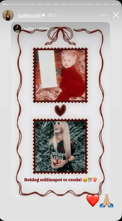 Ilyen cuki kislány volt annak idején Szabó Zsófi