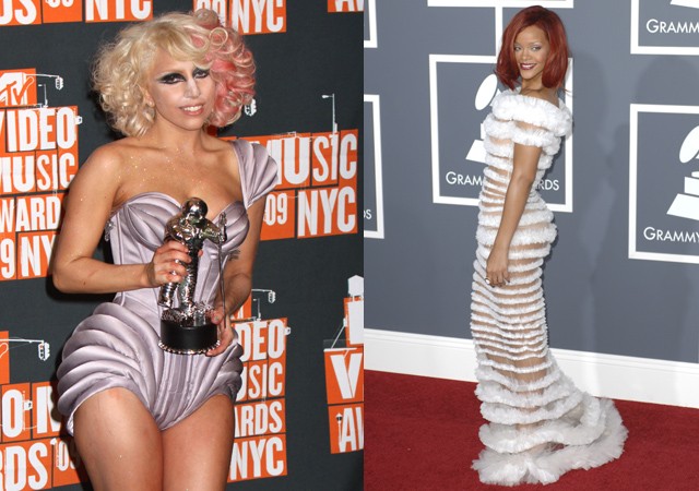 Lady Gaga és Rihanna is Jean Paul Gaultier kreációban a vörös szőnyegen