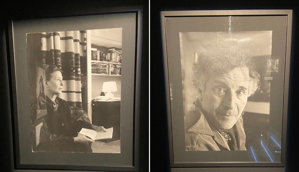 Willy Maywald Simone de Beauvoir és Marc Chagall portréja is megtekinthető február 26-ig a Virág Judit Galériában