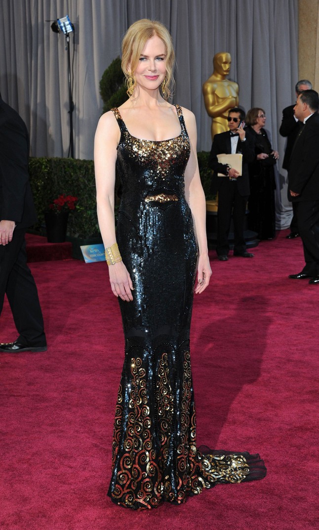 Nicole Kidman a 2013-as Oscar gálára L`Wren Scott egyik csodás darabjában érkezett