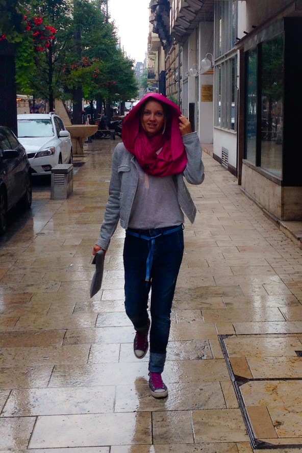 A divat Rubik-kockájának megalkotóját az eső sem zavarja