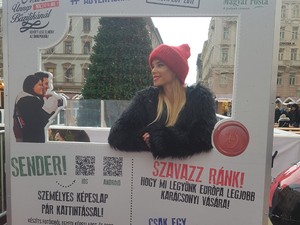 Budapesten élvezhetjük Európa egyik legszebb karácsonyi vásárát! Dukai Regina már teljesen ráhangolódott az ünnepre!