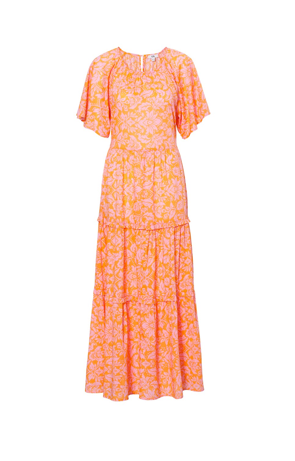Maxidress with floral print