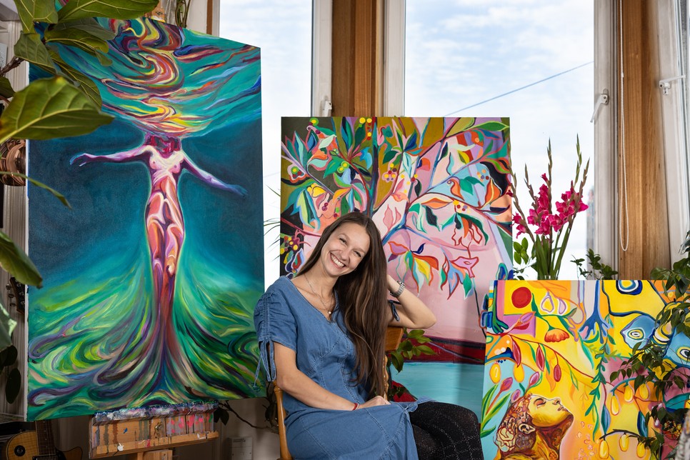 Fülöp Bori számára a festészet nem pusztán hivatás