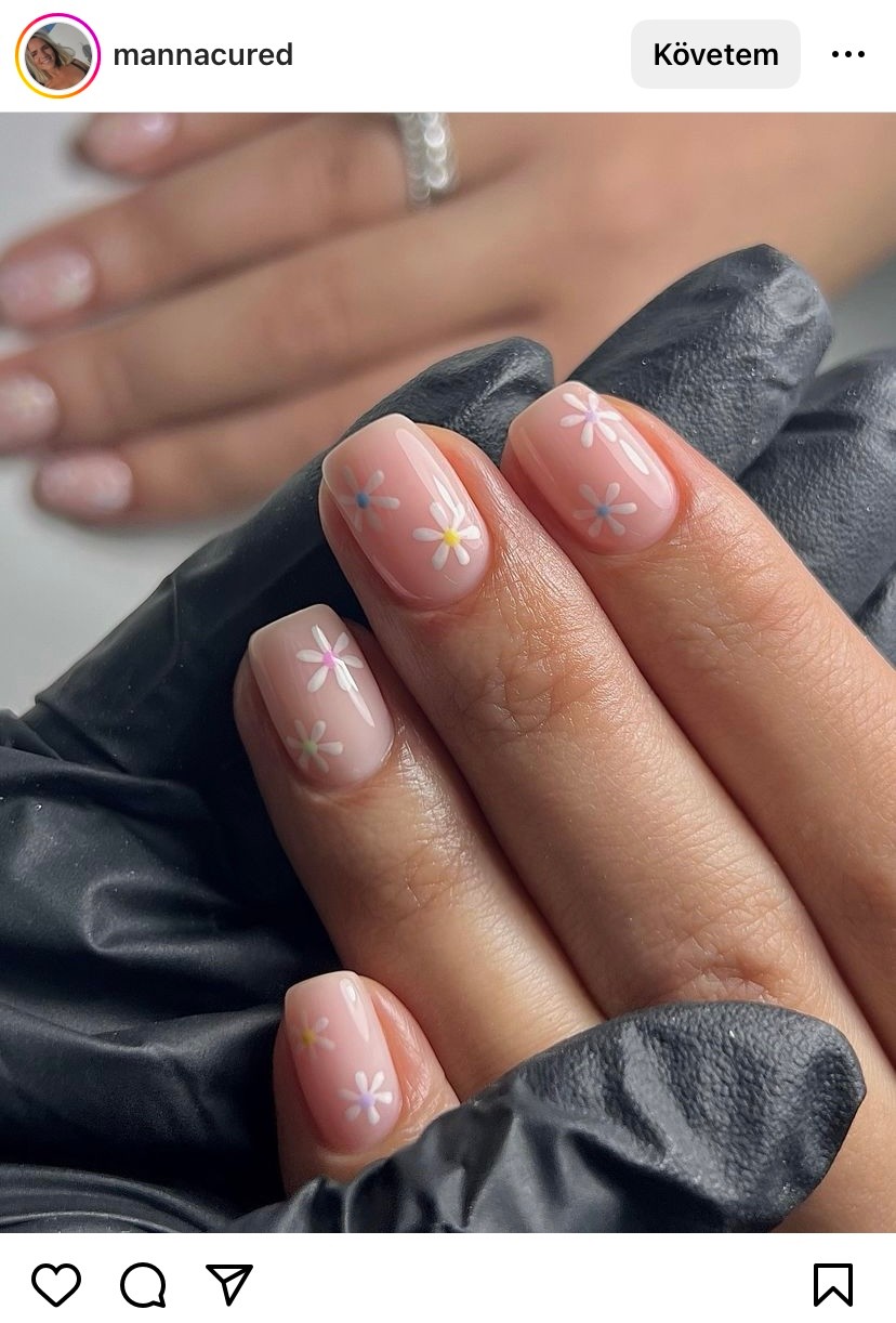 A virágos körömtrend a letisztult és elegáns megjelenés kedvelői számára is tartogat meglepetéseket