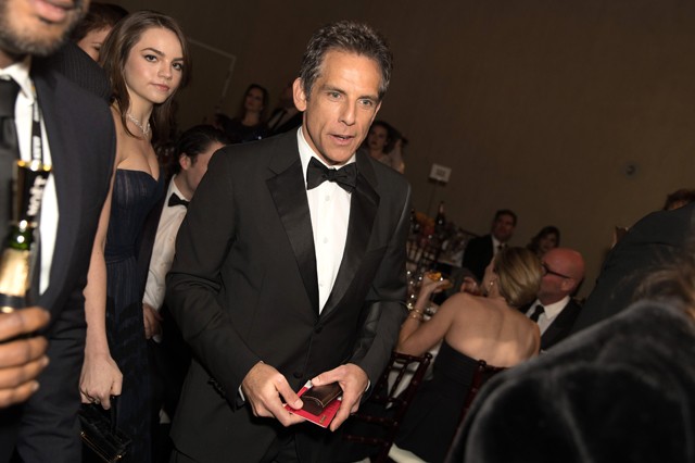 Ben Stillert 17 éves lánya kísérte el a Golden Globe gálára.