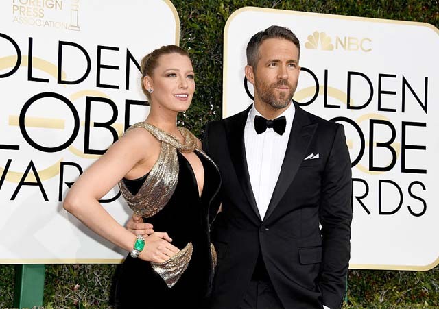 Blake Lively, Ryan Reynolds, Golden Globes