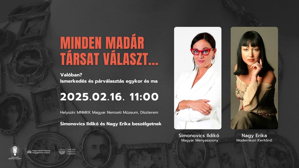 A házasság hetén izgalmas beszélgetéssel vár a Magyar Nemzeti Múzeum