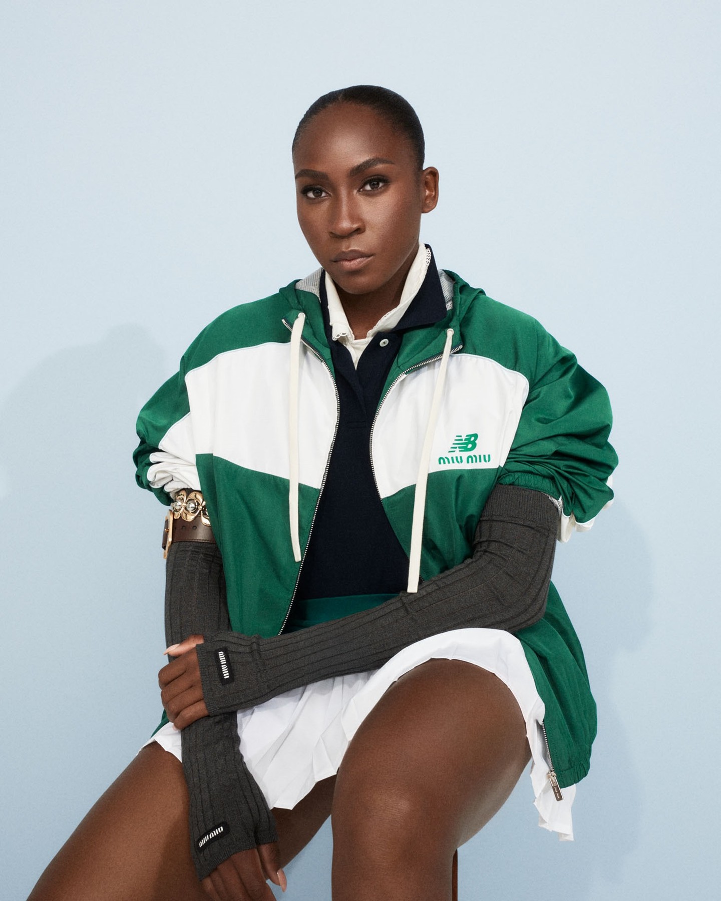 New Balance X MiuMiu kolleboráció Coco Gauff teniszezőnővel Fotó: Alessio Bolzoni