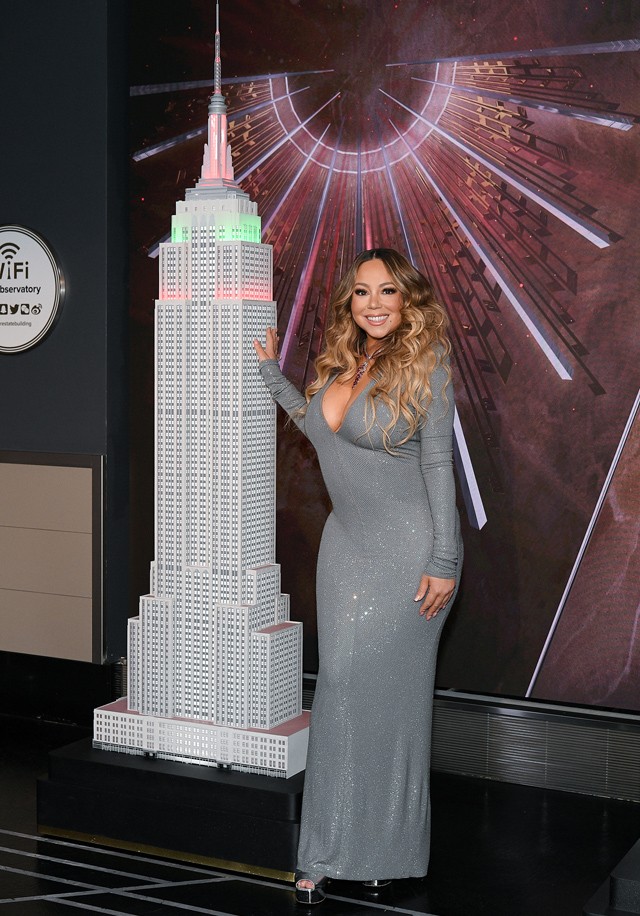 Mariah Carey felkapcsolja az Empire State Building fényeit