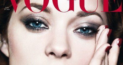 Marion Cotillard dupláz a Vogue-nál