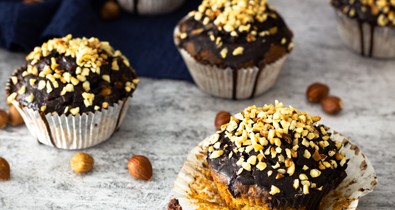 Alakbarát finomság: Szénhidrát-csökkentett, mogyorókrémes muffin