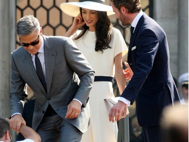 George Clooney és menyasszonya a tökéletesség megtestesítői