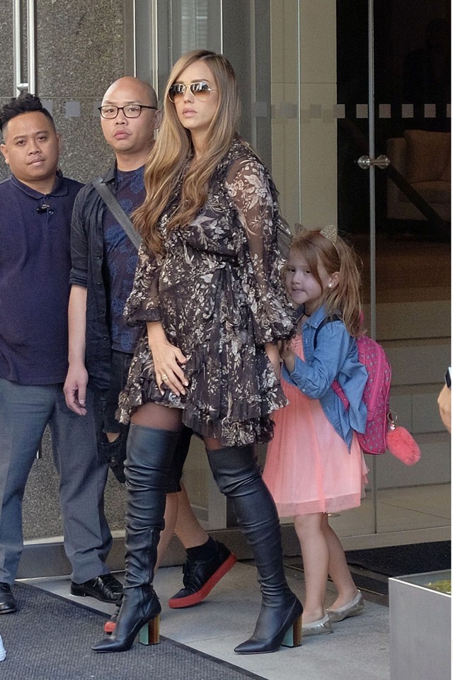 Jessica Alba terhes pocak