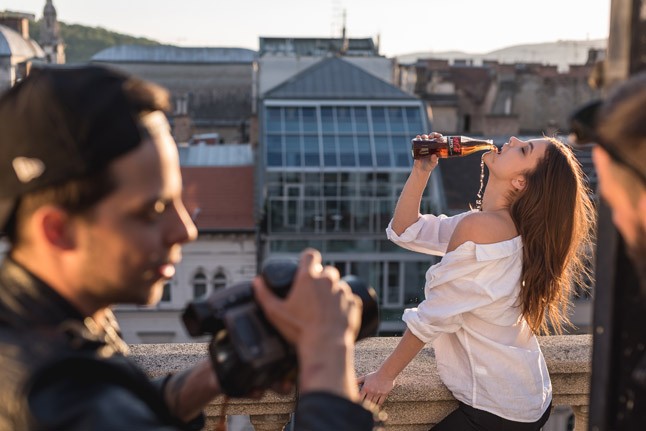 Palvin Barbara, coca cola