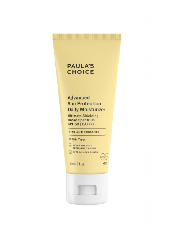 Advanced Sun Protection Daily Moisturizer SPF 50+ fényvédő krém PAULA'S CHOICE 16 990 Ft/60 ml (283,16 Ft/1 ml)
