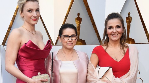 Ilyen gyönyörű volt Borbély Alexandra az Oscar vörös szőnyegén