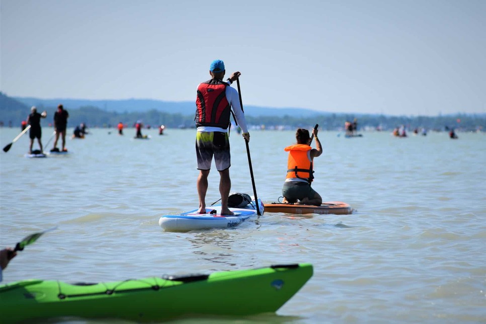 Már több éve választható az áthúzás, vagyis a SUP-pal történő átkelés is, ami hatalmas népszerűségnek örvend