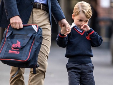 György hercegnek elege lett az iskolából! Nagyon cuki!
