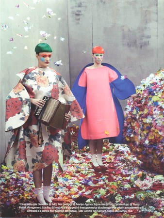 Axente Vanessa 24 oldala az olasz Vogue-ban