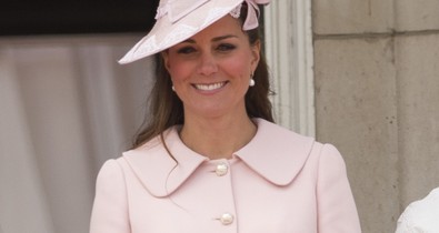 Babarózsaszínben Kate Middleton