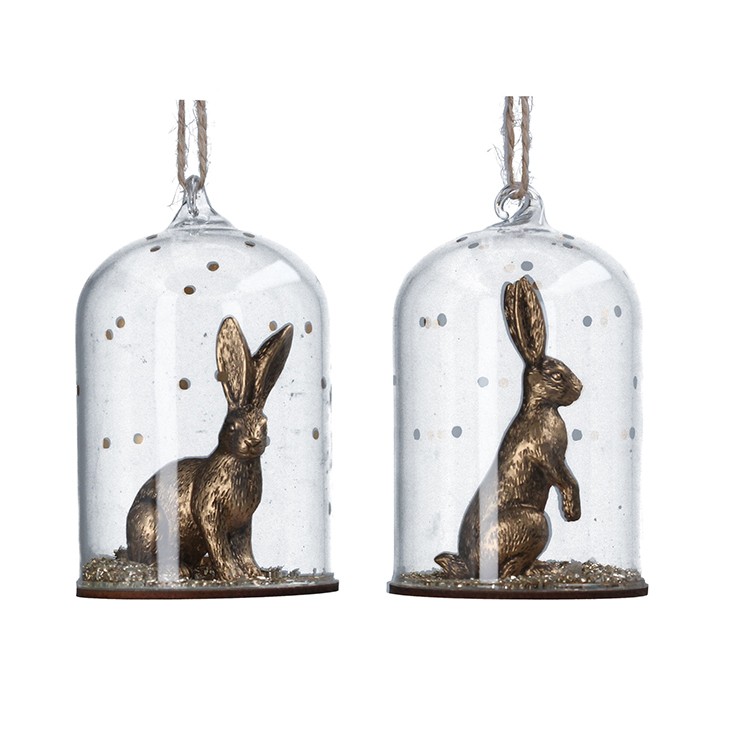 Ella James, 2 darabos szett üvegharang nyuszival 8000 Ft