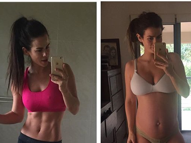 Alig két nappal a szülés után már bombaformában a fitneszező