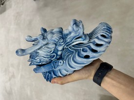 Oversize Guo kerámiaművész alkotása