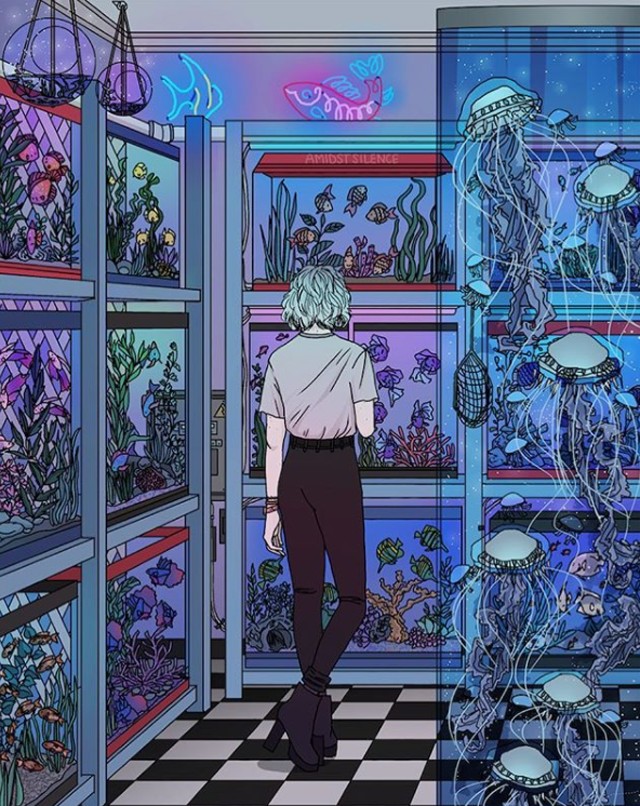 A hét kreatívja: a 17 éves lány, aki az éjszaka és az univerzum szerelmese