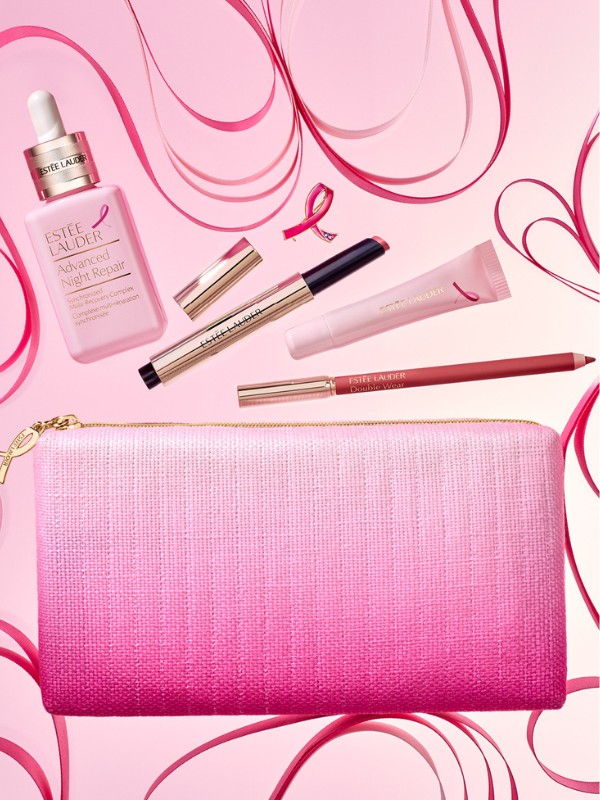 Az Estée Lauder ikonikus Advanced Night Repair széruma a kampány tiszteletére limitált, rózsaszín üvegben érkezik, valamint egy limitált neszesszer is készült az alkalomra, melyben egy Pure Color Creme Lipstick, egy limitált kiadású Glossy Balm és egy ajakkontúrceruza található.